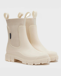 Women's Mid-Calf Water-Resistant Wellington Boots with Textured Sole