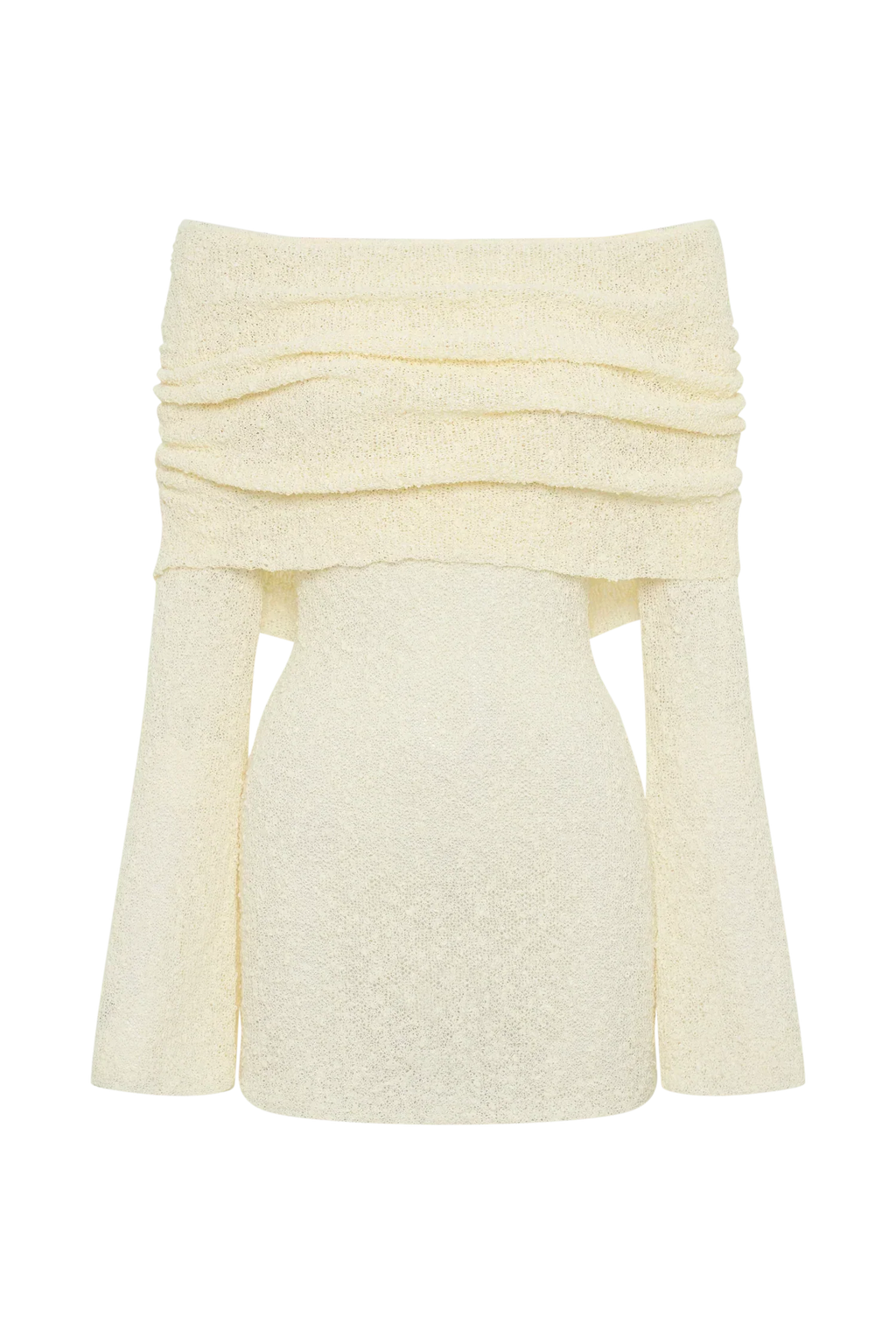 White Off Shoulder Mini Dress