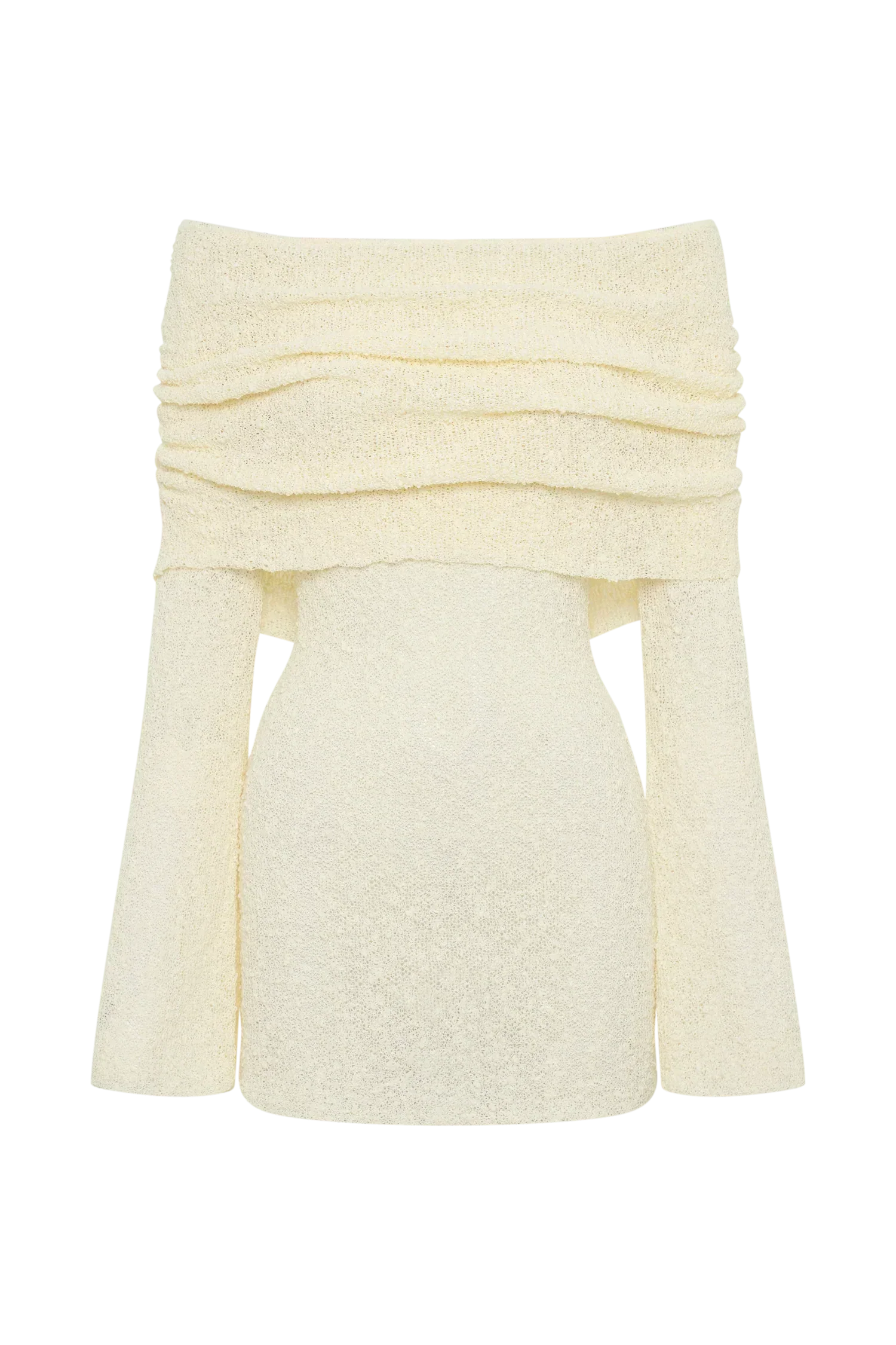 White Off Shoulder Mini Dress