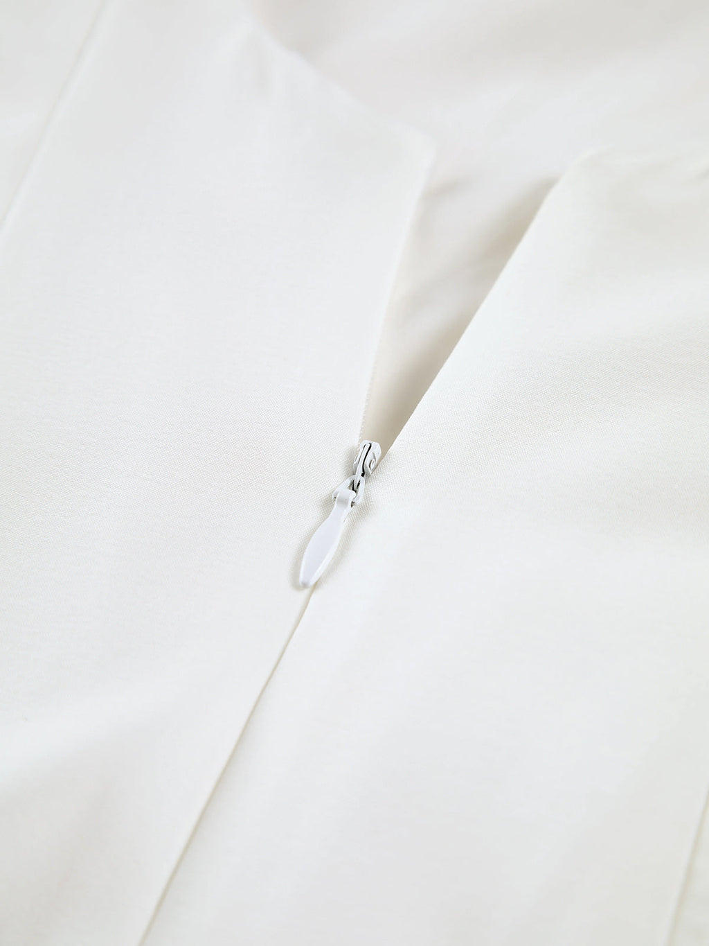 White Backless Midi Dress