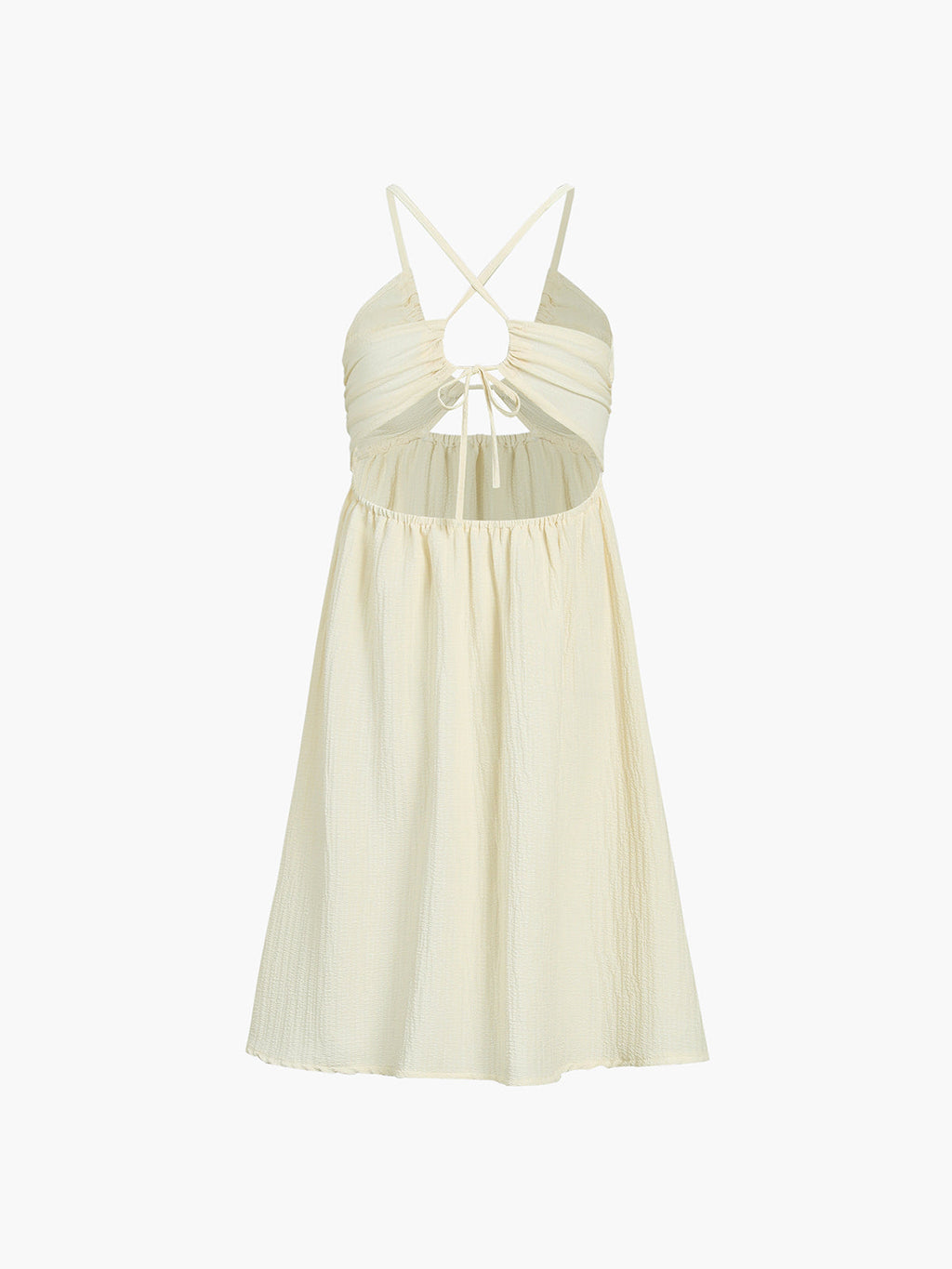 Women's Cutout Halter Maxi Dress with Side Slit