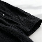 Men's Lightweight Summer Shirt with Classic Collar and Button Placket