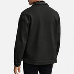 Men's Brushed Shirt Jacket with Flap Chest Pockets