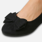 Women's Bow Detail Loafers with Rounded Toe