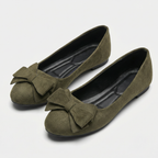 Women's Bow Detail Loafers with Rounded Toe