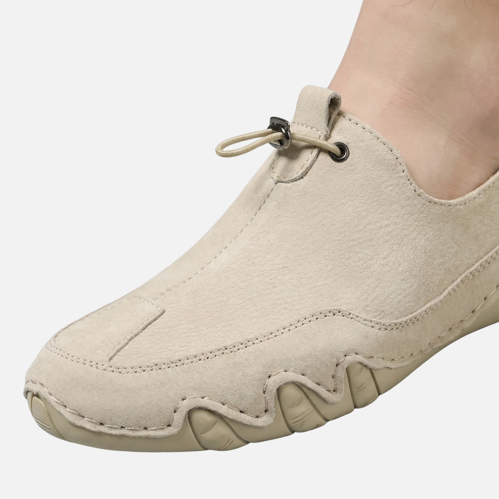 Men's Slip-On Sneakers with Elastic Laces