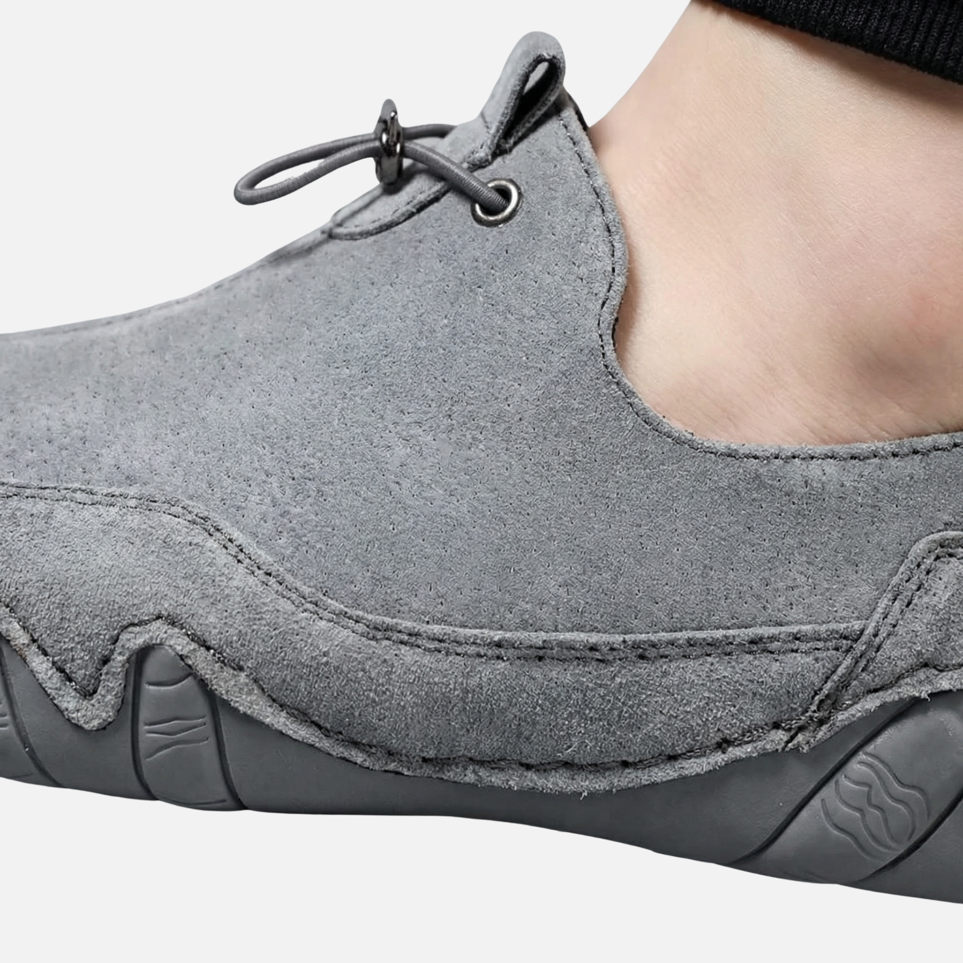 Men's Slip-On Sneakers with Elastic Laces