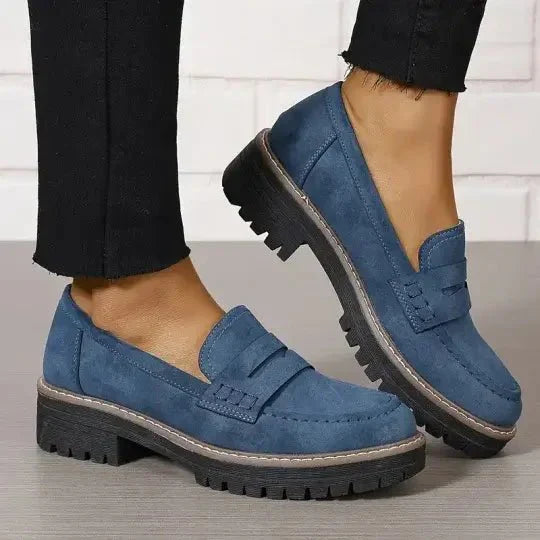 Women's Chunky Loafers with Modern Sole
