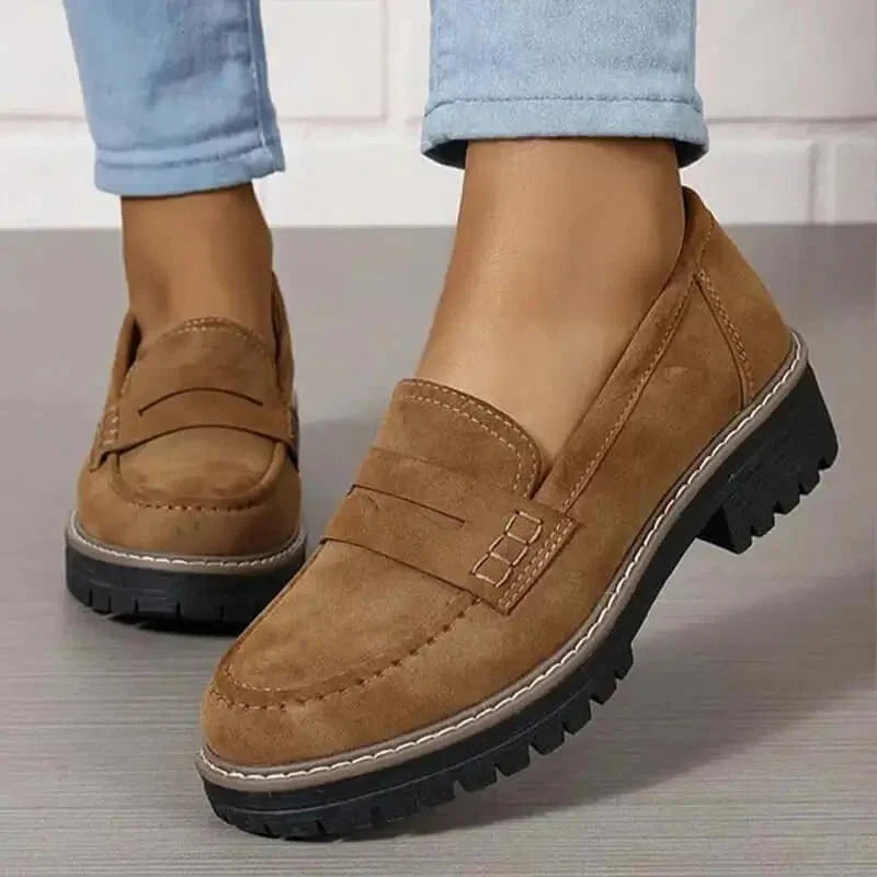 Women's Chunky Loafers with Modern Sole