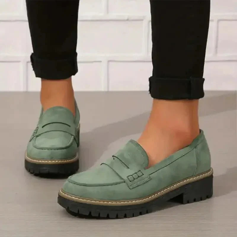 Women's Chunky Loafers with Modern Sole