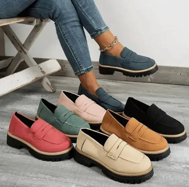 Women's Chunky Loafers with Modern Sole
