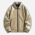 Men's Classic Bomber Jacket with Zip Pockets