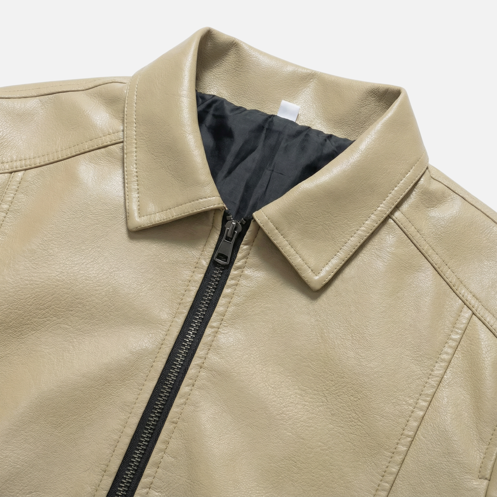 Men's Classic Bomber Jacket with Zip Pockets