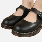 Women's Classic Mary Jane Shoes with Buckle Strap