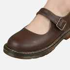 Women's Classic Mary Jane Shoes with Buckle Strap