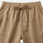 Men's Relaxed Cotton Shorts with Drawstring Waist