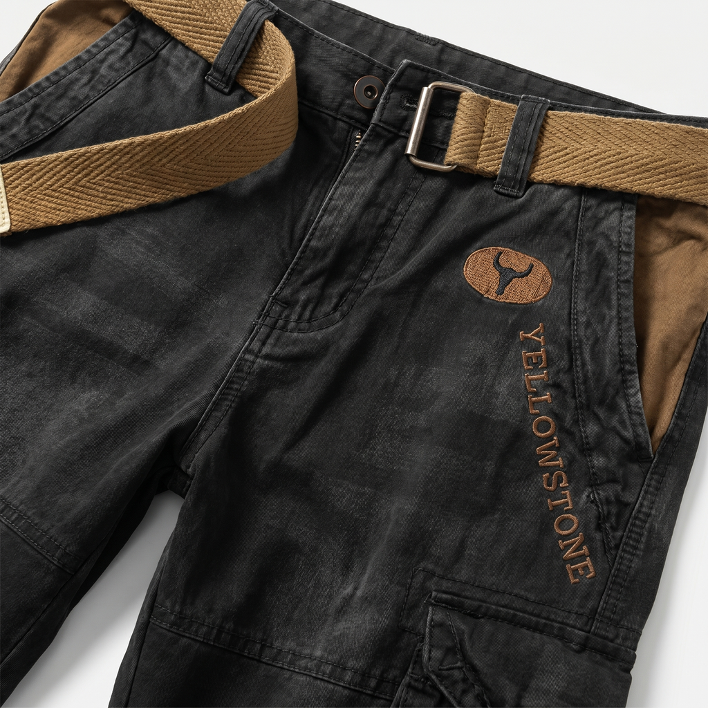 Men's Relaxed Cargo Shorts with Flap Pockets