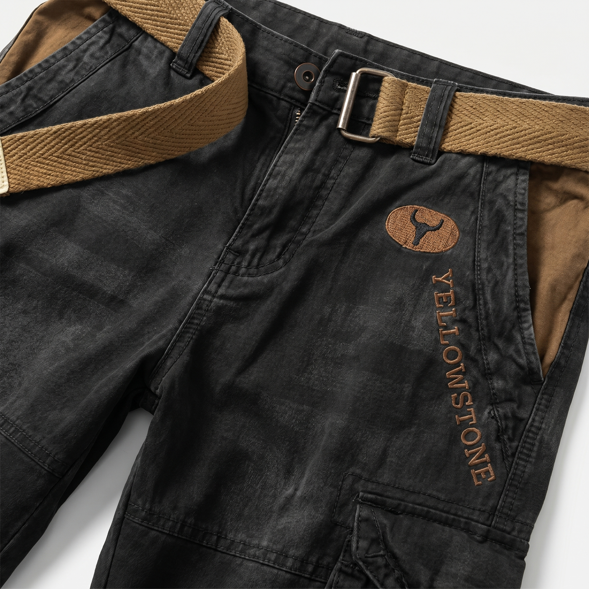 Men's Relaxed Cargo Shorts with Flap Pockets