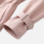 Women's Cotton Field Jacket with Stand Collar