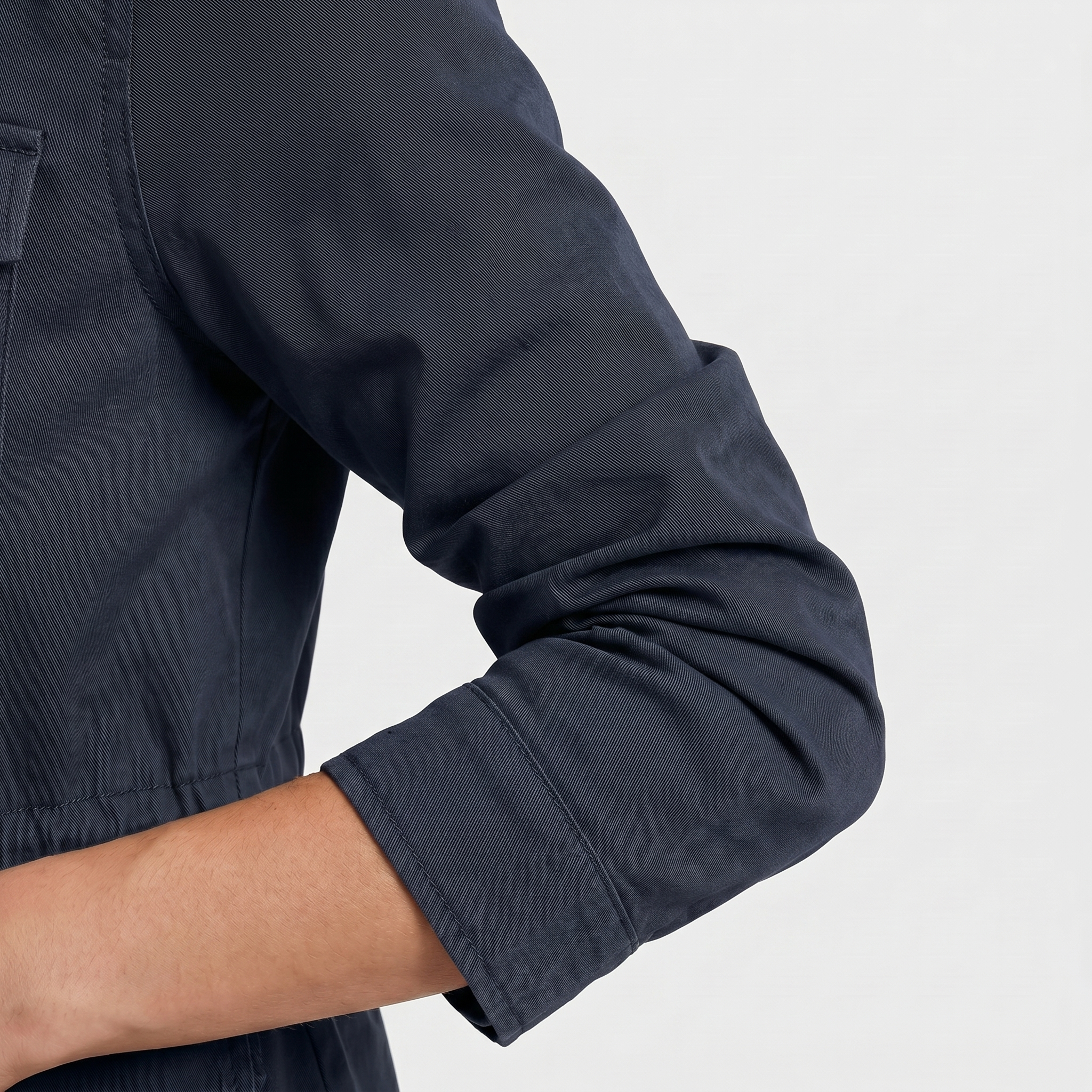 Women's Loose Utility Windbreaker Jacket with Multi-Pocket Front