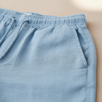 Men's Relaxed Cotton Shorts with Drawstring Waist
