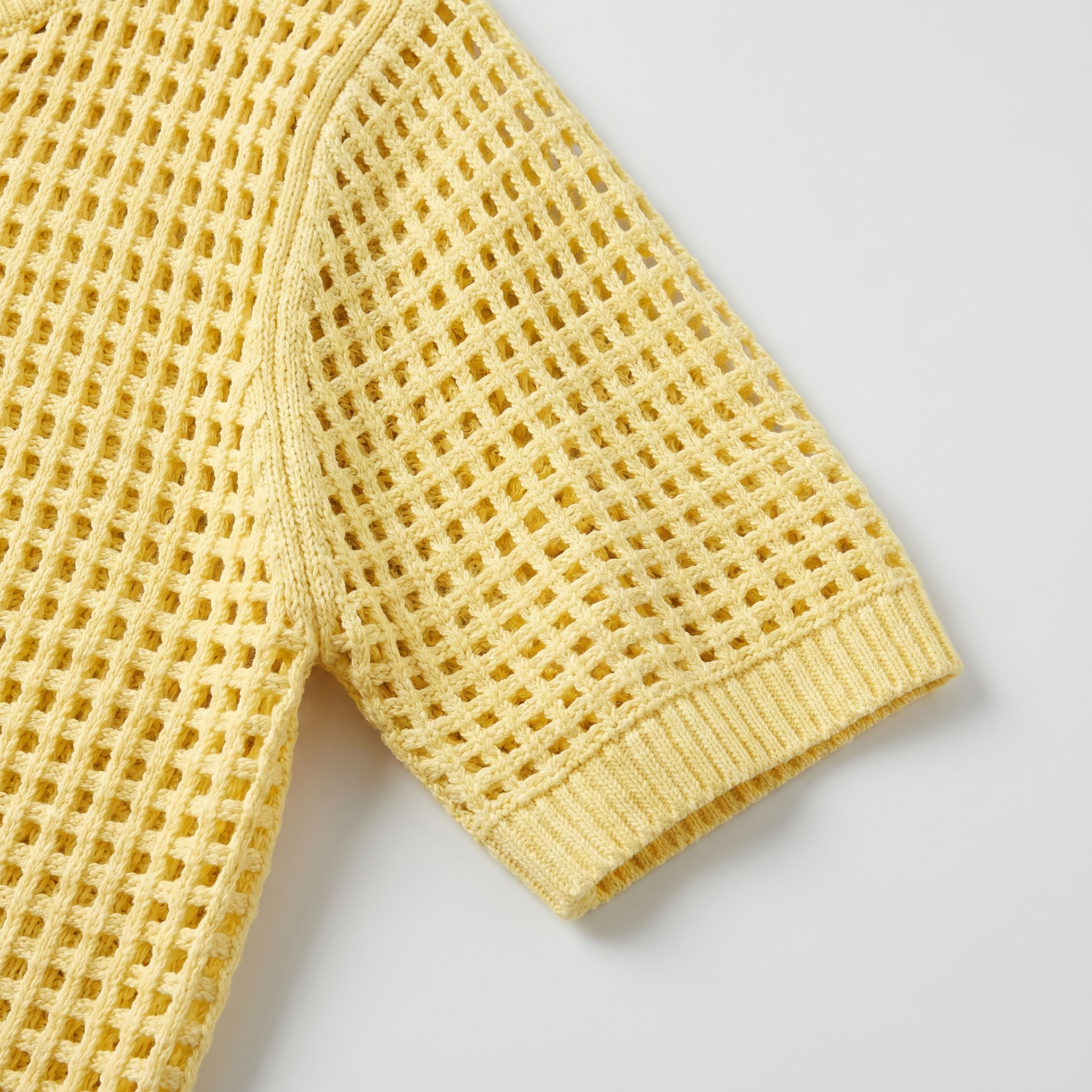 Women's Cropped Knit Top with Button Front
