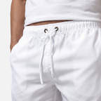 Men's Drawstring Swim Shorts with Side Pockets