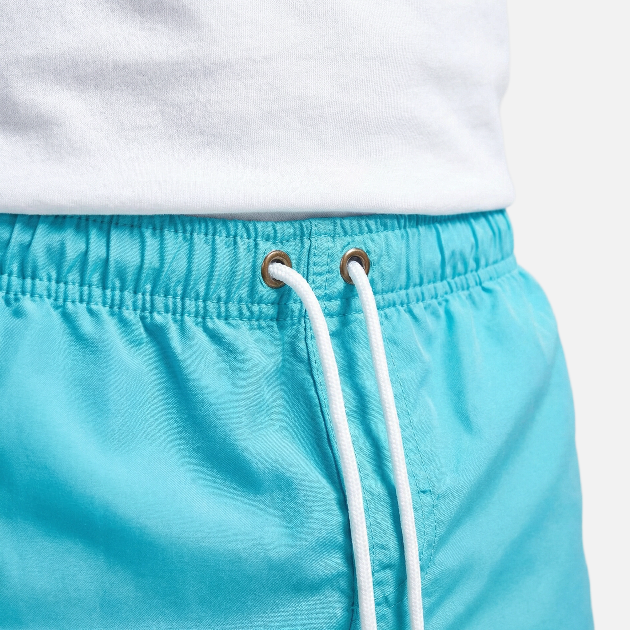Men's Drawstring Swim Shorts with Side Pockets