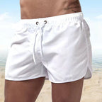 Men's Drawstring Swim Shorts with Side Pockets