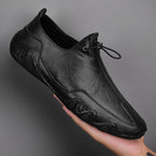 Men's Slip-On Sneakers with Elastic Laces