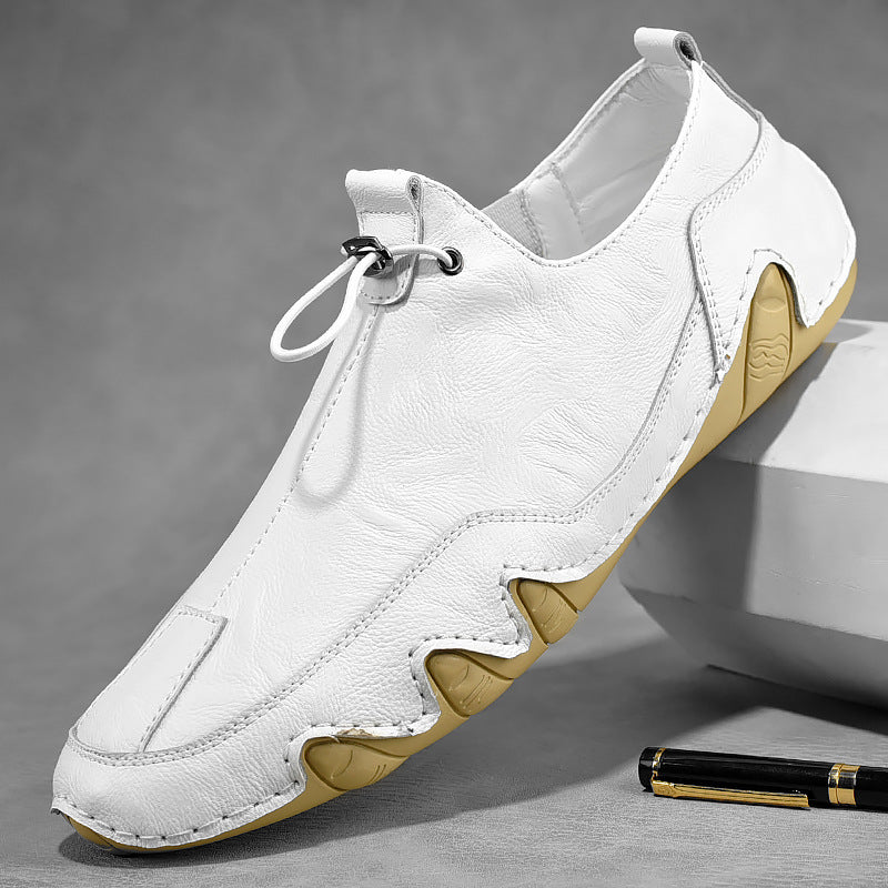 Men's Slip-On Sneakers with Elastic Laces