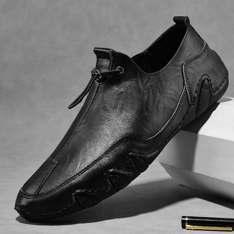 Men's Slip-On Sneakers with Elastic Laces