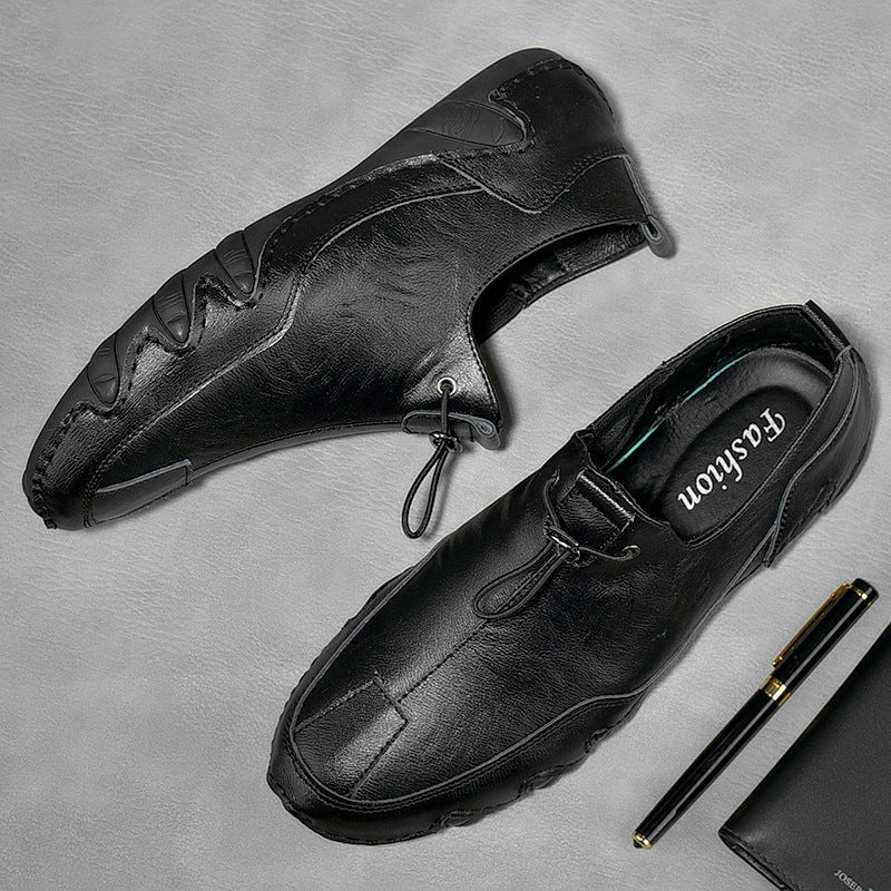 Men's Slip-On Sneakers with Elastic Laces