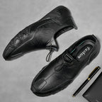 Men's Slip-On Sneakers with Elastic Laces