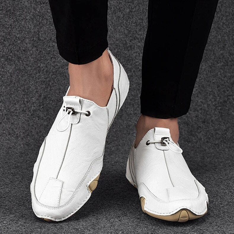 Men's Slip-On Sneakers with Elastic Laces