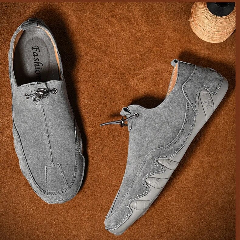 Men's Slip-On Sneakers with Elastic Laces