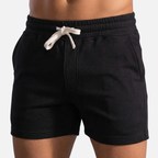 Men's Modern Fleece Sweat Shorts with Drawstring Waist