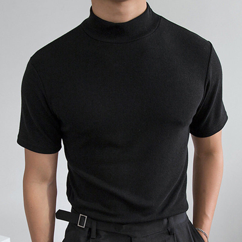 Men's Modern Stretch T-Shirt with Round Neckline