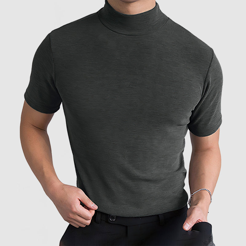 Men's Modern Stretch T-Shirt with Round Neckline