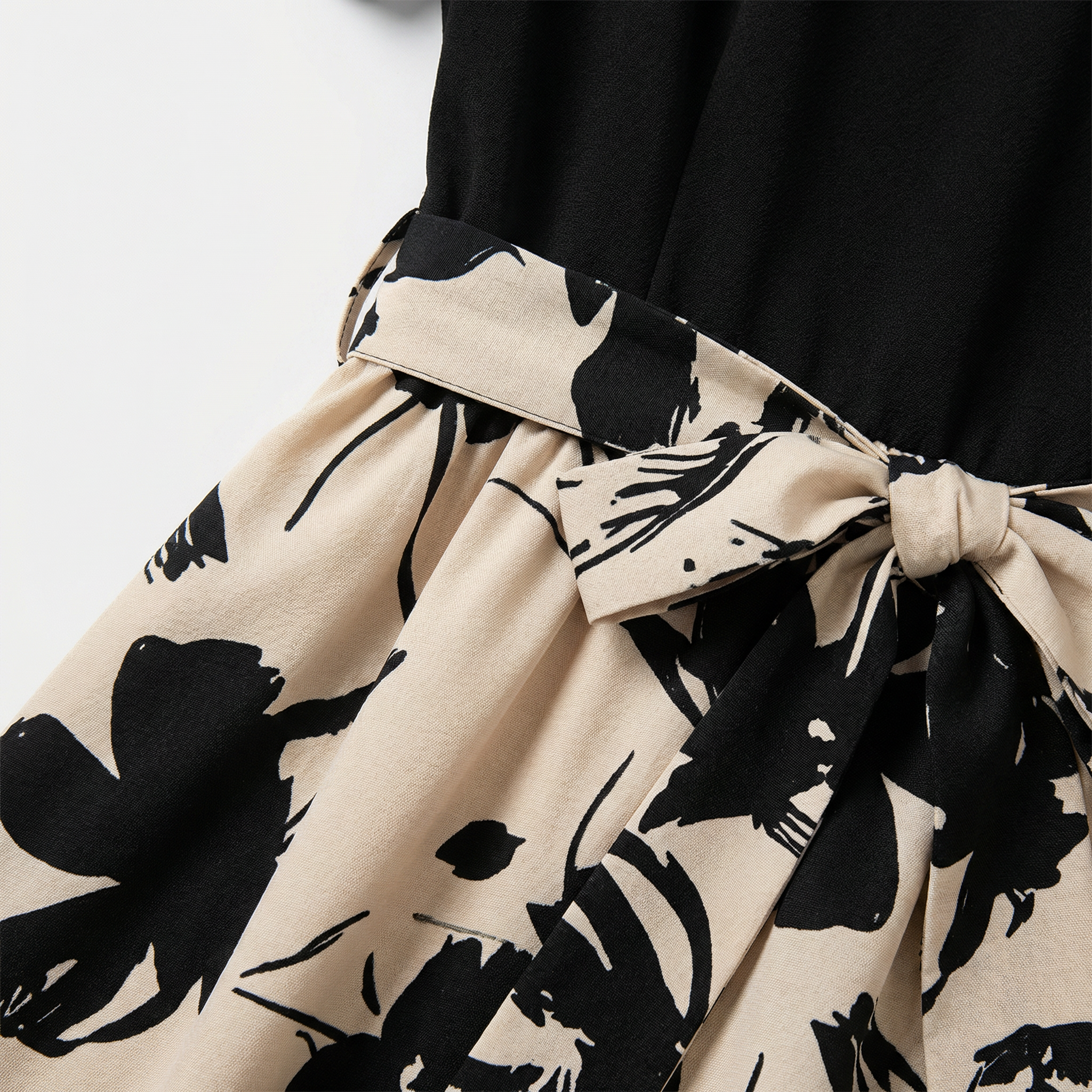 Women's Floral Maxi Dress with Puff Sleeves