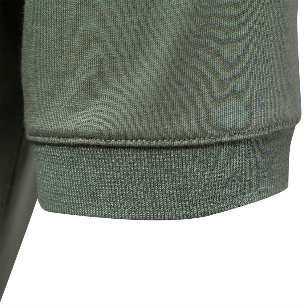 Men's Knit Polo Shirt with Two-Button Placket