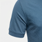 Men's Knit Polo Shirt with Two-Button Placket