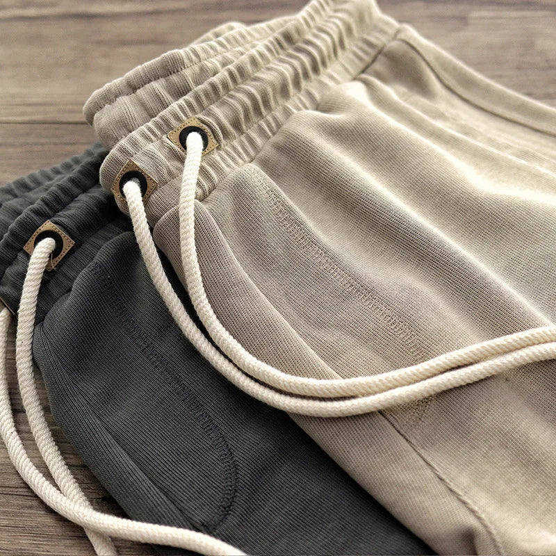 Men's Relaxed Knit Shorts with Drawstring Waist