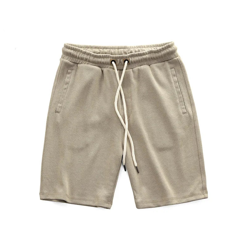 Men's Relaxed Knit Shorts with Drawstring Waist