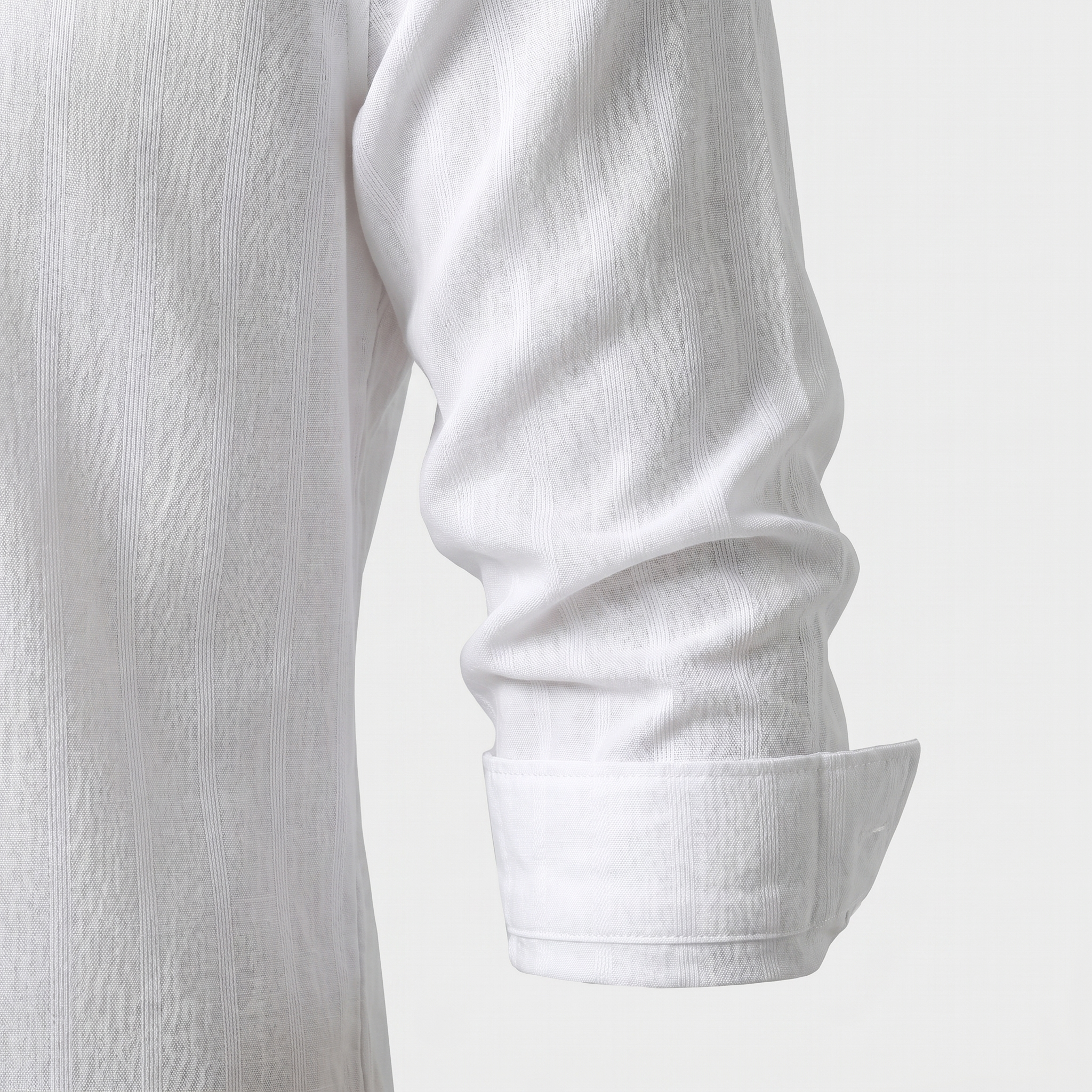 Men's Relaxed Linen Hooded Shirt with Drawstring