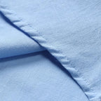 Men's Relaxed Linen Polo Shirt with Half-Button Placket