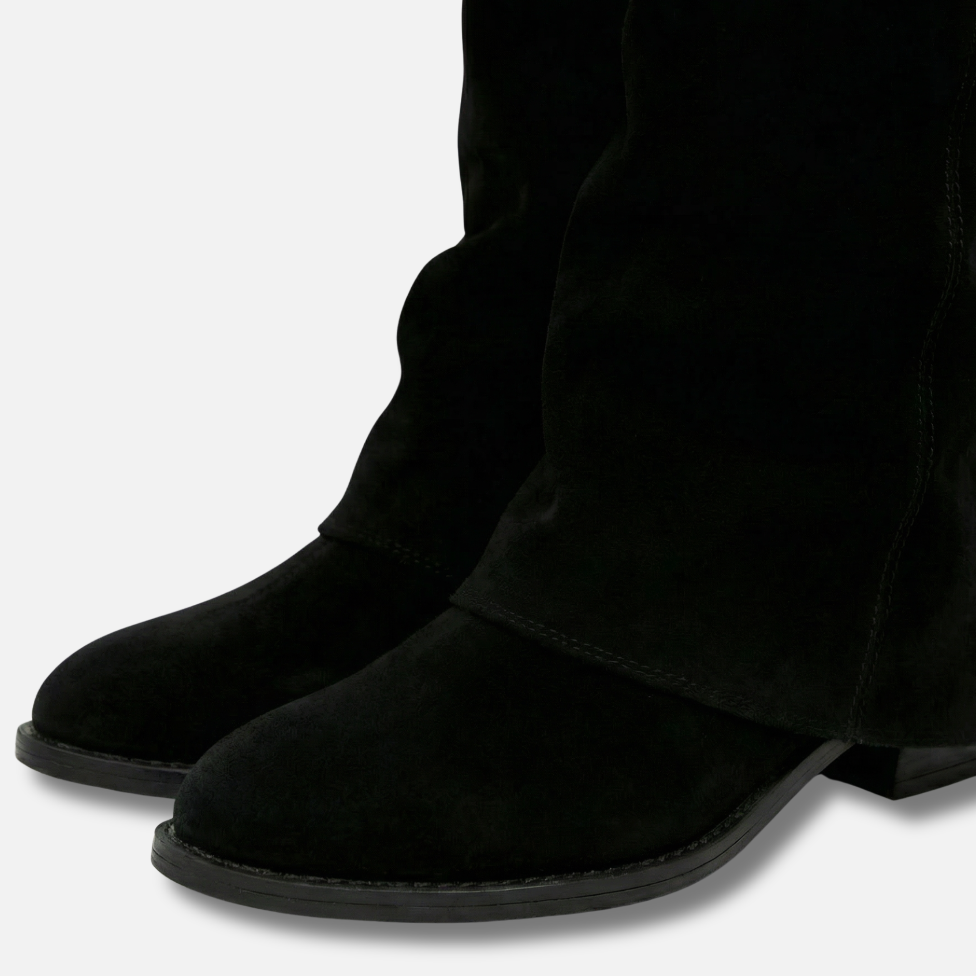 Women's Knee-High Boots with Chunky Block Heel