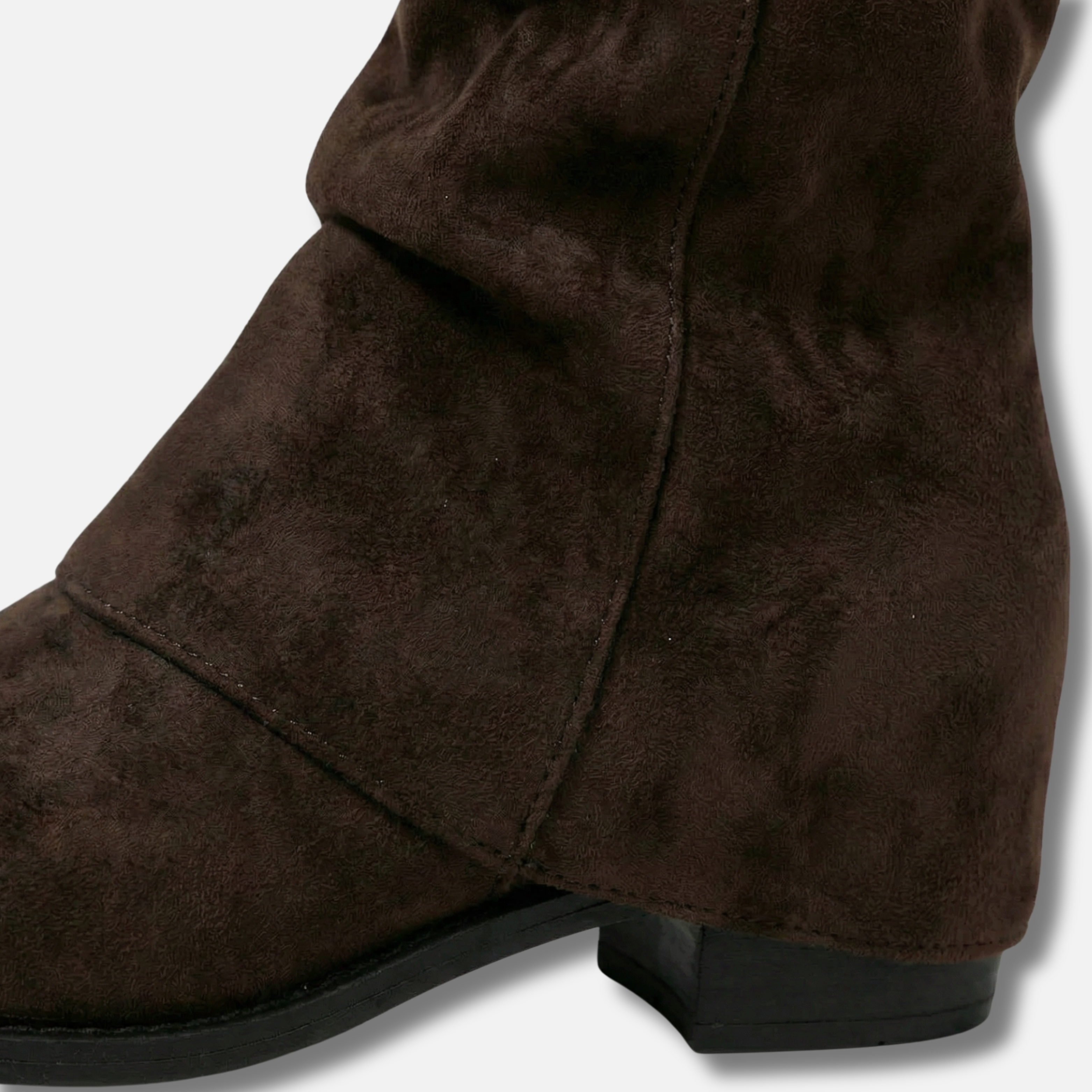 Women's Knee-High Boots with Chunky Block Heel