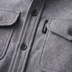 Men's Button-Up Overshirt with Chest Pocket