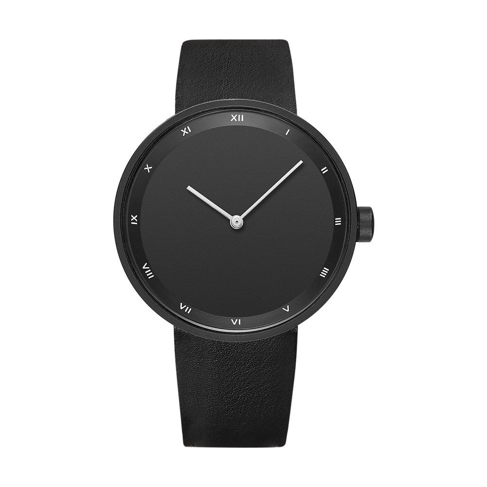 Men's Minimalist Roman-Numeral Watch with Alloy Case